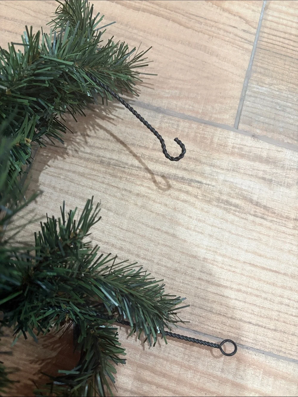 Ashland Dark Green Pine Holiday Garland 9’ long new